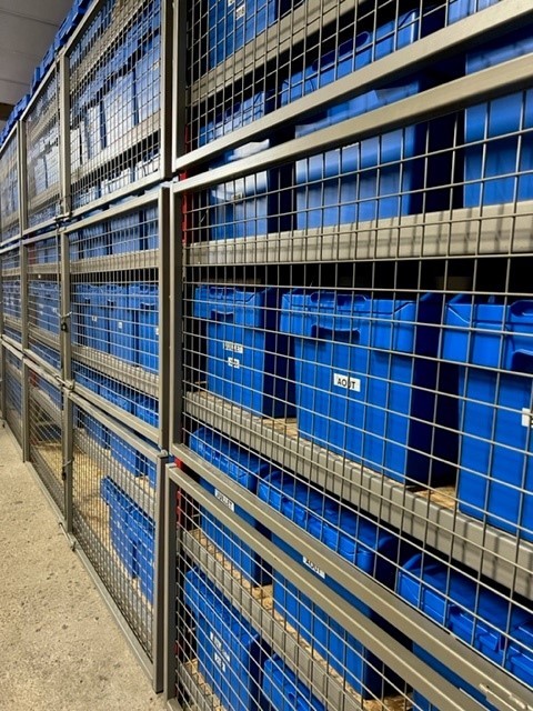 Sotracom a aménagé un espace d'archivage dans ses locaux.